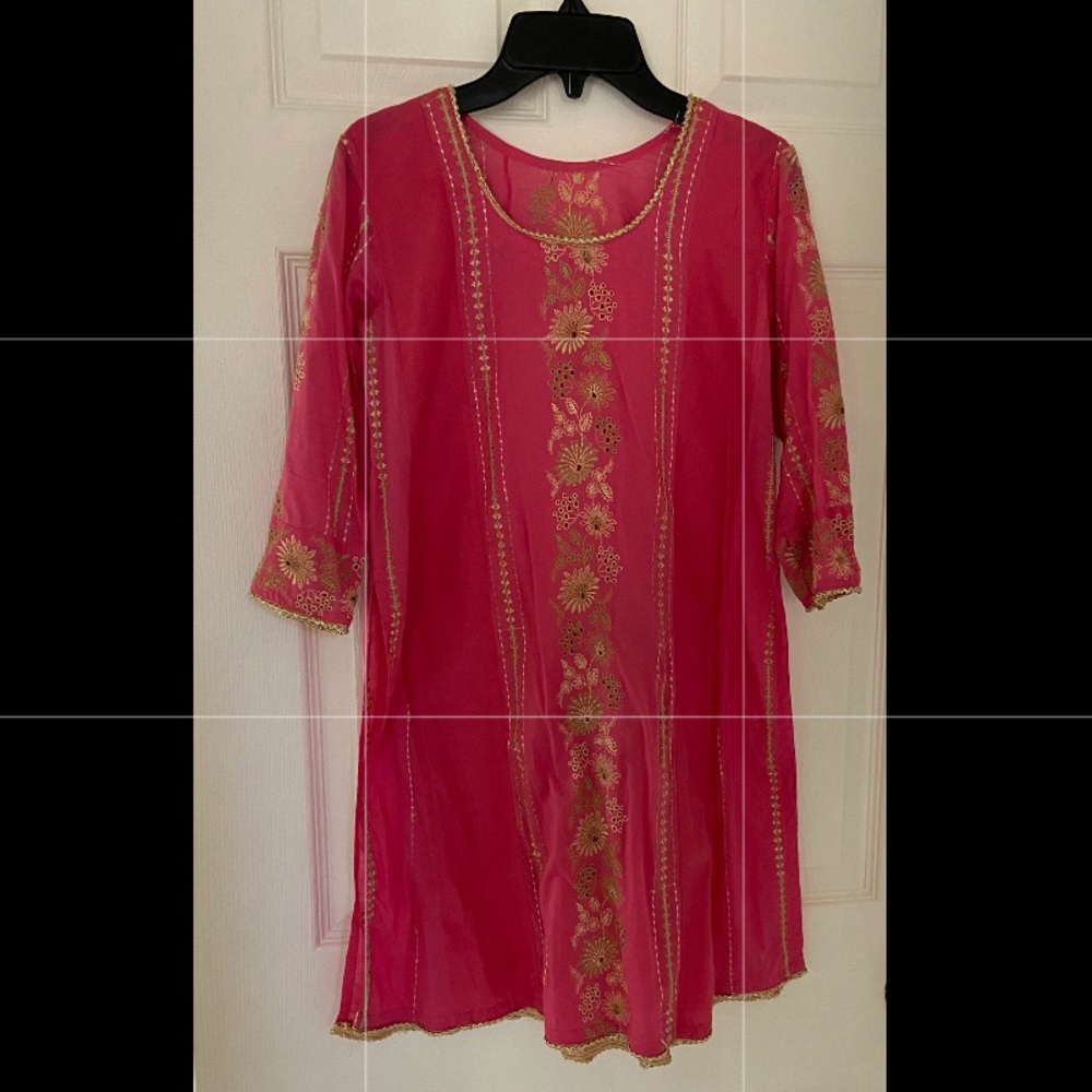 kids pink shalwar kameez